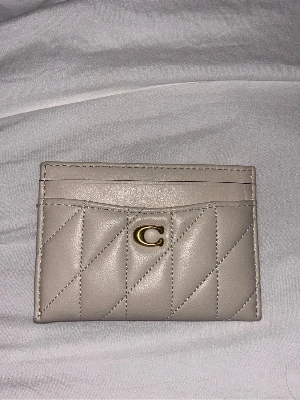 Coach Tabby with gold hardware/ gold chain extender/ cross body strap and wallet